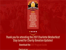Tablet Screenshot of charlotteoktoberfest.com